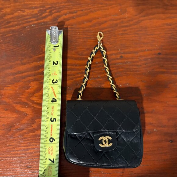 Chanel Vintage Matelassé Quilted Micro Mini Flap Bag - Picture 13 of 14
